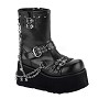 Clash-430 zwart mat- gothic metal platea Clash-430 zwart mat- gothic metal platea